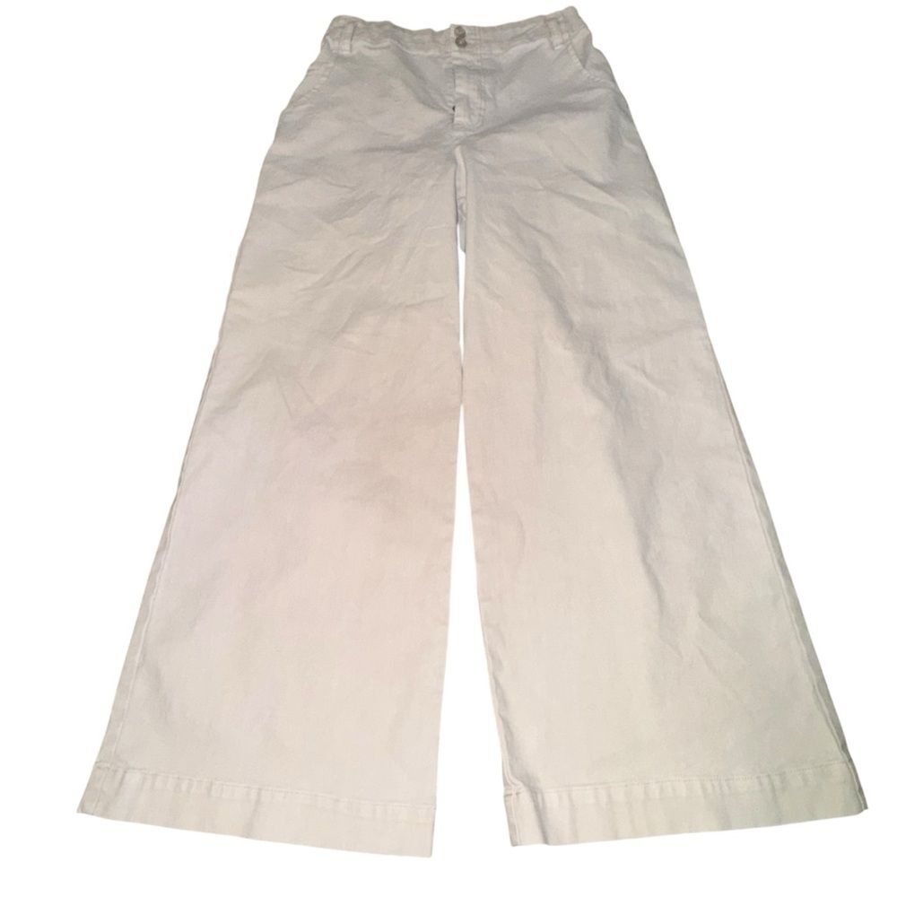 YFB Young Fabulous & Broke Cream Khaki Wide-Leg Pants
